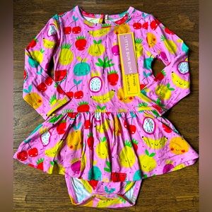 Bamboo Little Bum Bums 2T Twirl Bodysuit